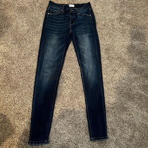 KanCan Skinny Lid-Rise Dark Wash Jeans- size 1 (24)